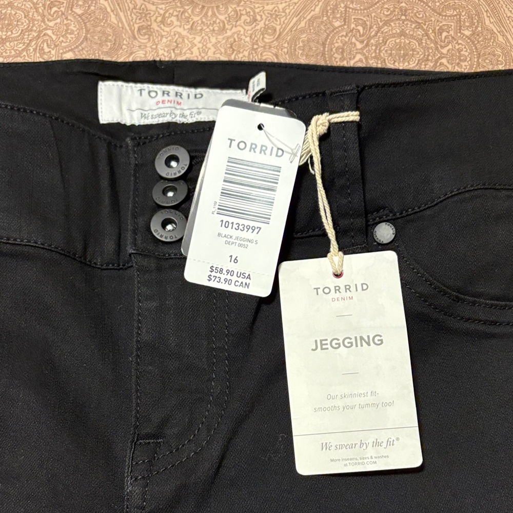 Torrid Black Denim Jeggings